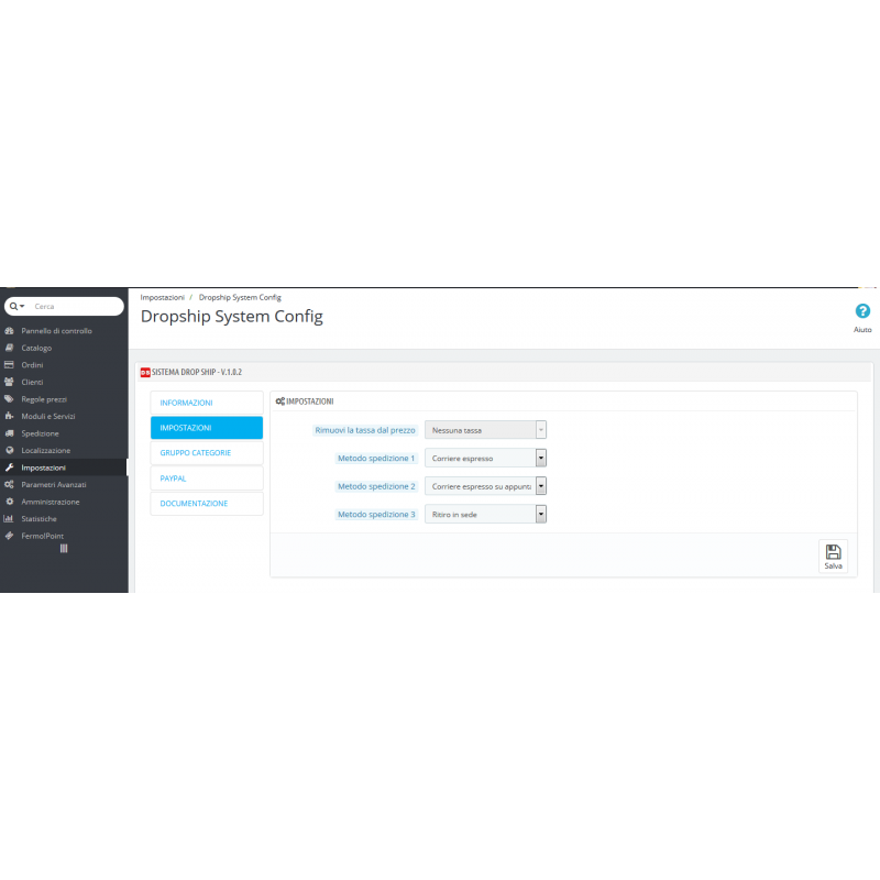 DropShipping System per PrestaShop