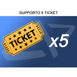PrestaShop support pack - Bronze (5 ticket)