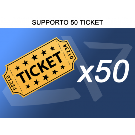 Assistenza PrestaShop Platino - 50 ticket