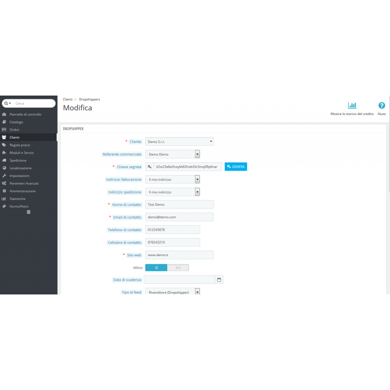 DropShipping System per PrestaShop